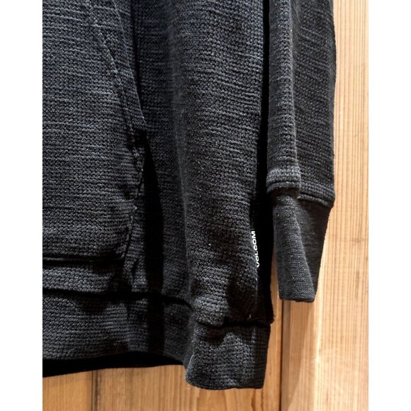VOLCOM MEN'S PULLOVER LIGHTWEIGHT SKATER HOODIE / 2XL / BLACK / LONG JOHN - Picture 2 of 6